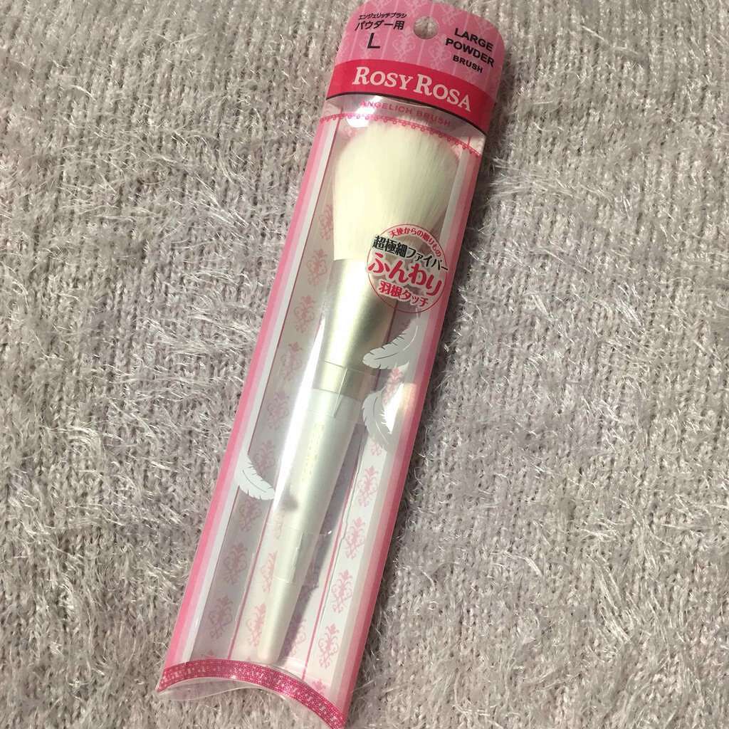 エンジェリッチブラシ パウダー用 L/ロージーローザ/メイクブラシを使ったクチコミ(1枚目)