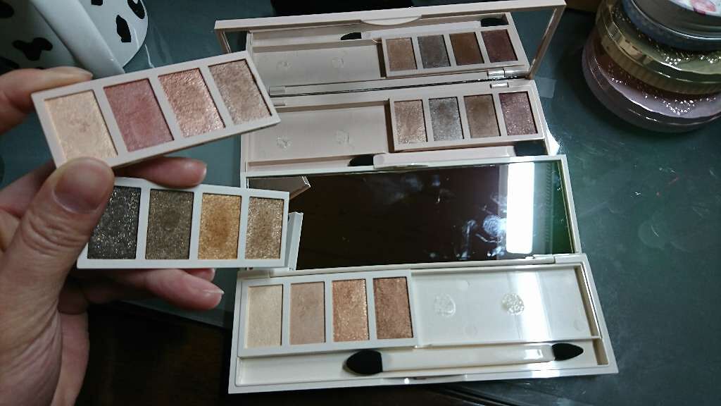 グラマラスヌード アイパレット (クリスマスコフレ 2017)/Visée/メイクアップキットを使ったクチコミ(1枚目)