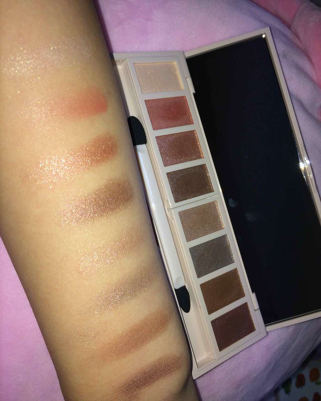グラマラスヌード アイパレット (クリスマスコフレ 2017)/Visée/メイクアップキットを使ったクチコミ(3枚目)