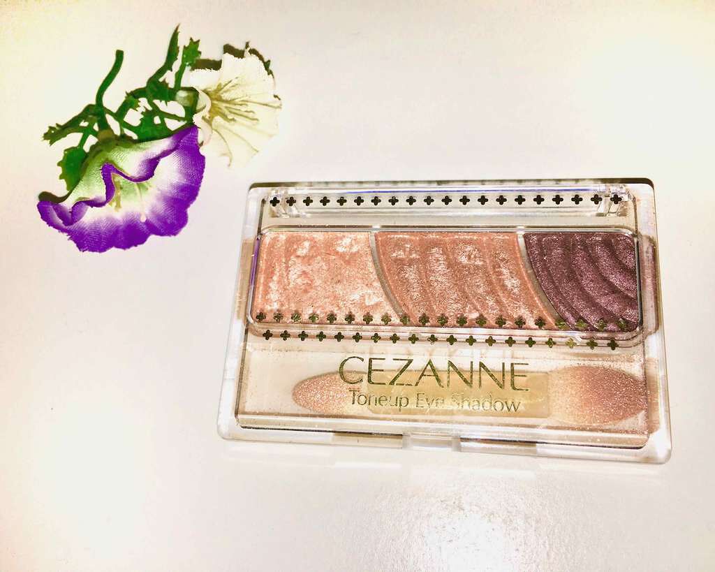 トーンアップアイシャドウ/CEZANNE/アイシャドウパレットを使ったクチコミ(1枚目)