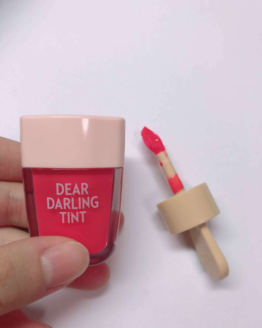 ディアダーリン ウォータージェルティント (アイスティント)/ETUDE/口紅を使ったクチコミ(2枚目)