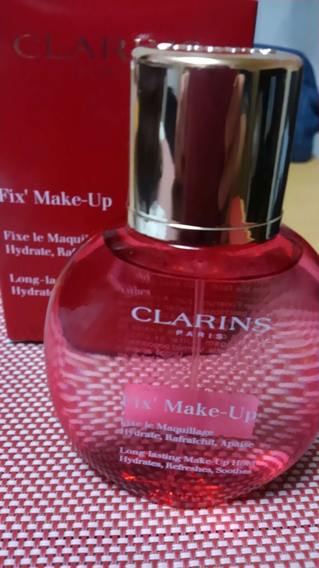 フィックス メイクアップ/CLARINS/ミスト状化粧水を使ったクチコミ（1枚目）