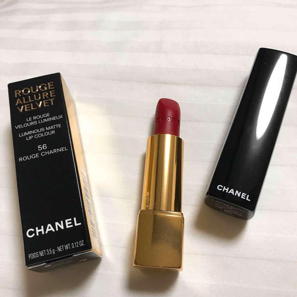 ルージュ アリュール ヴェルヴェット/CHANEL/口紅を使ったクチコミ(1枚目)