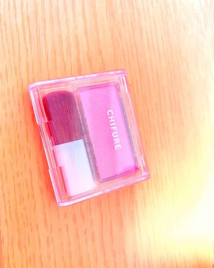 チーク カラー(ブラシ付)/ちふれ/パウダーチークを使ったクチコミ(1枚目)