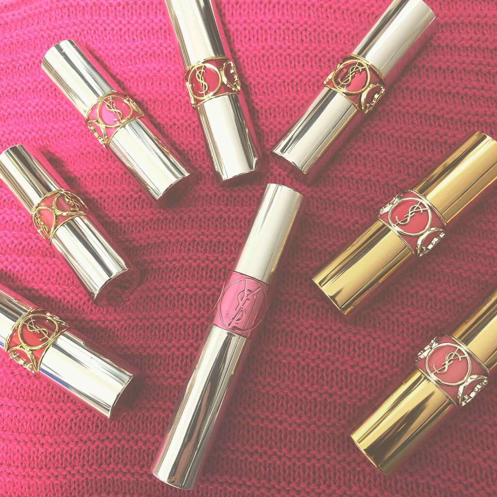 ルージュ ヴォリュプテ シャイン/YVES SAINT LAURENT BEAUTE/口紅を使ったクチコミ(1枚目)