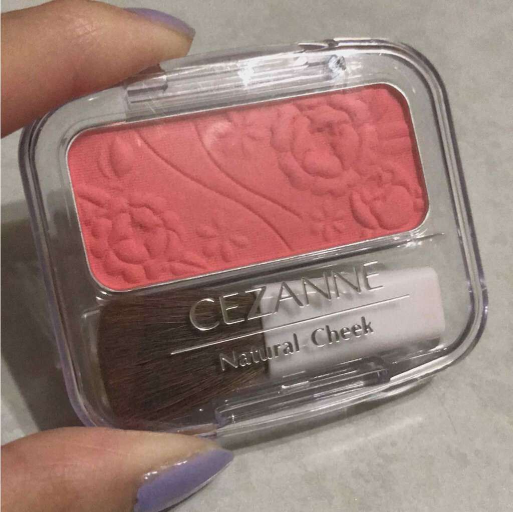 ナチュラル チークN/CEZANNE/パウダーチークを使ったクチコミ(1枚目)