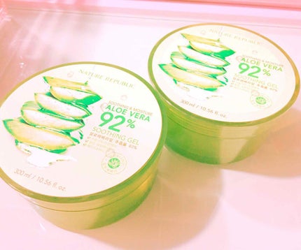 マイルド&モイスチャーアロエジェル/ネイチャーリパブリック/ボディローションを使ったクチコミ(1枚目)