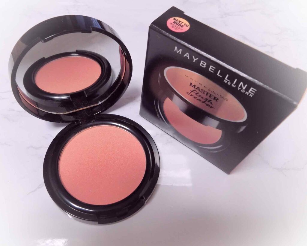 マスターフラッシュクリエイターブラッシュ ネクストトゥヌード/MAYBELLINE NEW YORK/パウダーチークを使ったクチコミ（1枚目）