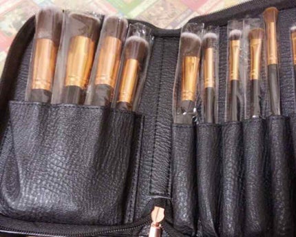 化粧ブラシセット/amoore/メイクブラシを使ったクチコミ(2枚目)