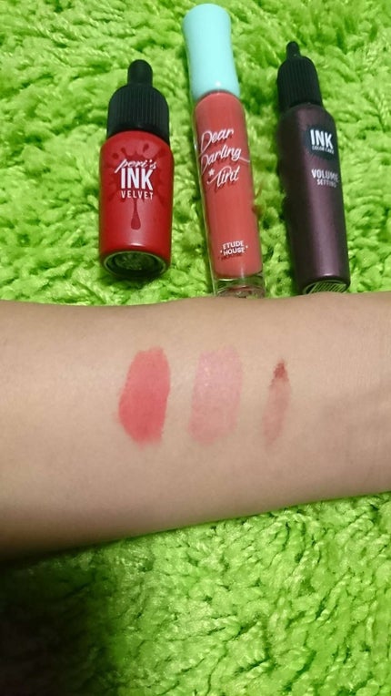 インク ベルベット/PERIPERA/口紅を使ったクチコミ(3枚目)