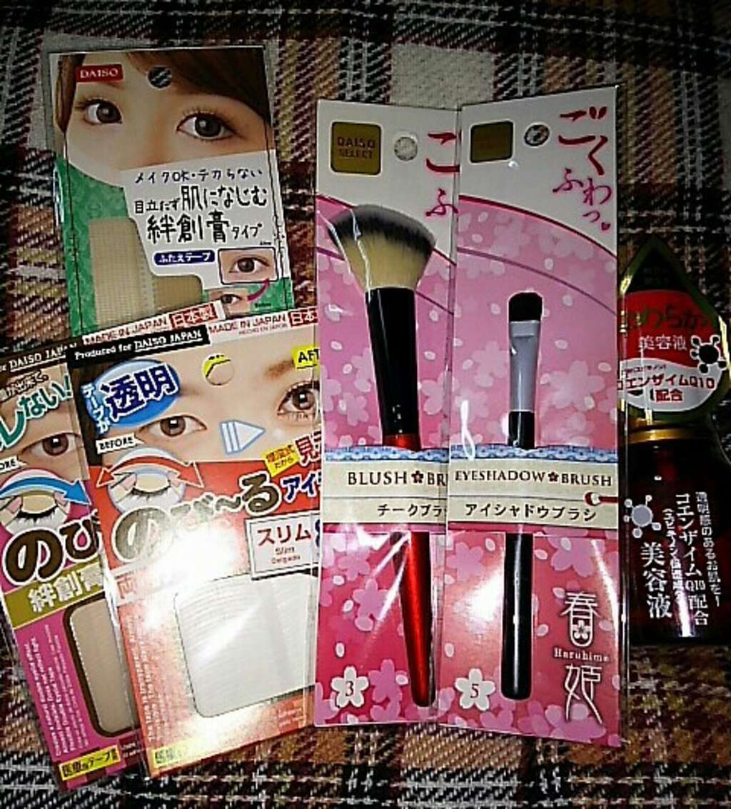 春姫 チークブラシ/DAISO/メイクブラシを使ったクチコミ（1枚目）