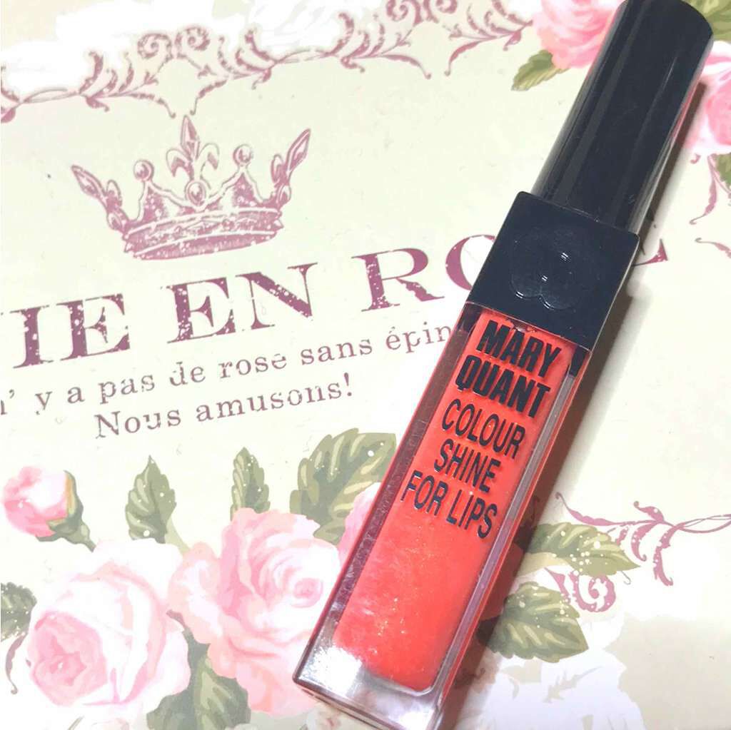 カラーシャイン フォー リップス(旧) 02 アプリコット シャイン/MARY QUANT/リップグロスを使ったクチコミ（1枚目）