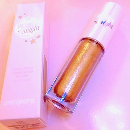 シュガー トゥインクル リキッド シャドウ/PERIPERA/リキッドアイシャドウを使ったクチコミ(1枚目)