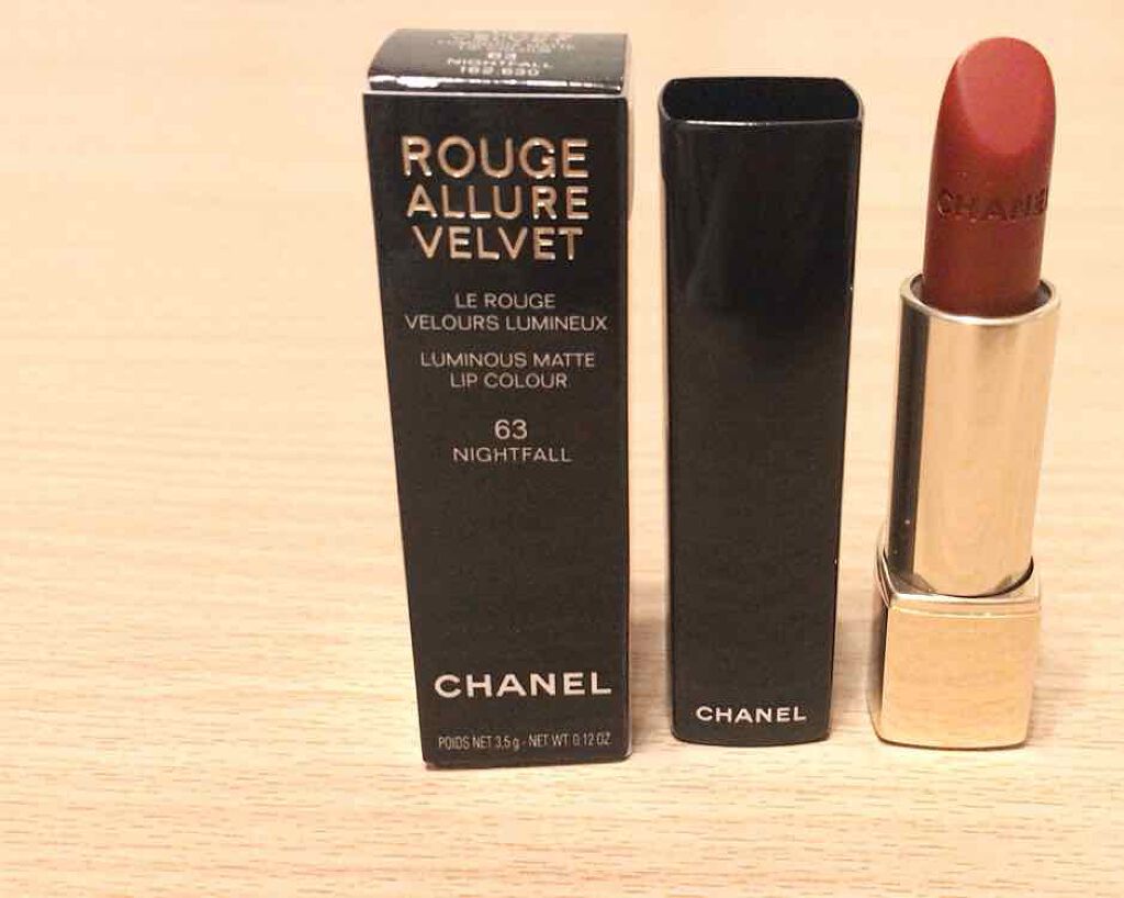 ルージュ アリュール ヴェルヴェット/CHANEL/口紅を使ったクチコミ（1枚目）