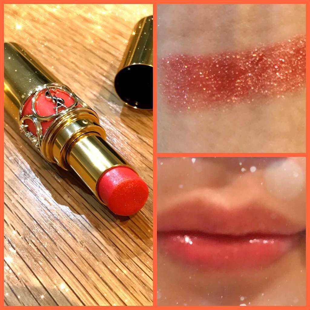 ルージュ ヴォリュプテ シャイン/YVES SAINT LAURENT BEAUTE/口紅を使ったクチコミ(1枚目)