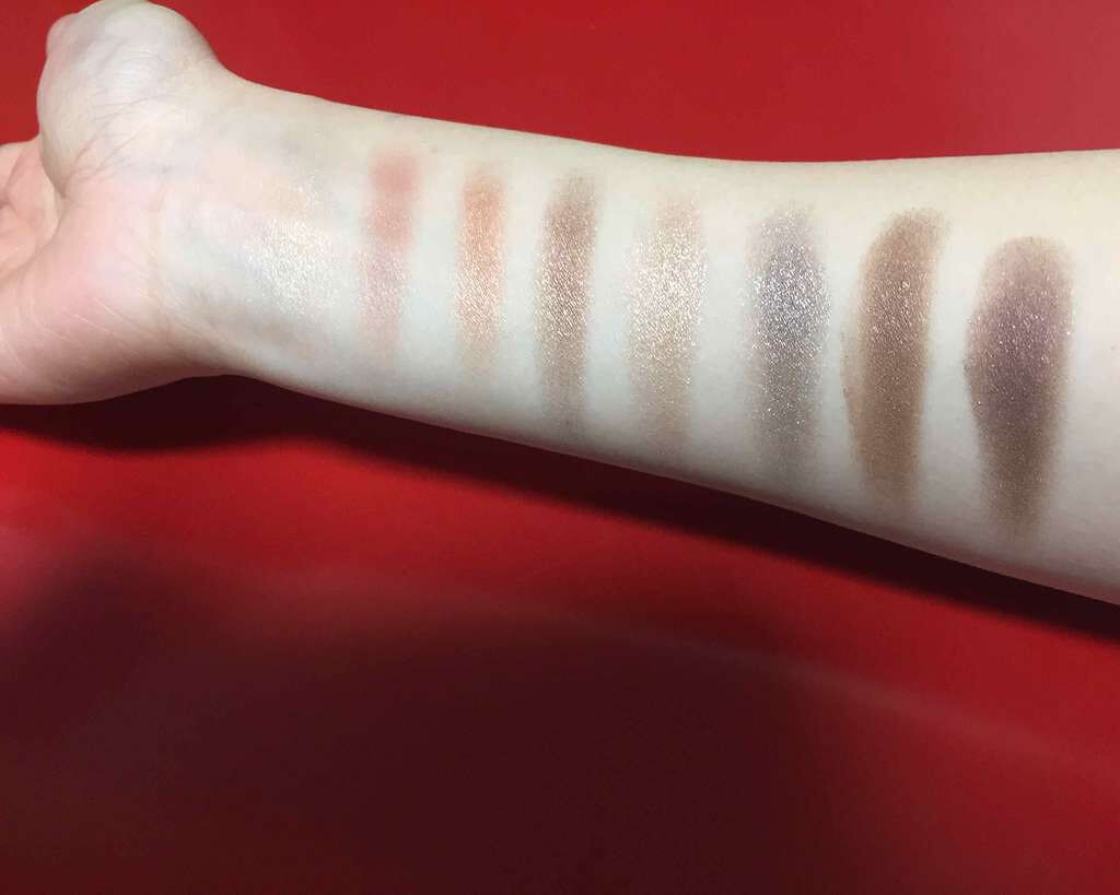 グラマラスヌード アイパレット (クリスマスコフレ 2017)/Visée/メイクアップキットを使ったクチコミ(3枚目)