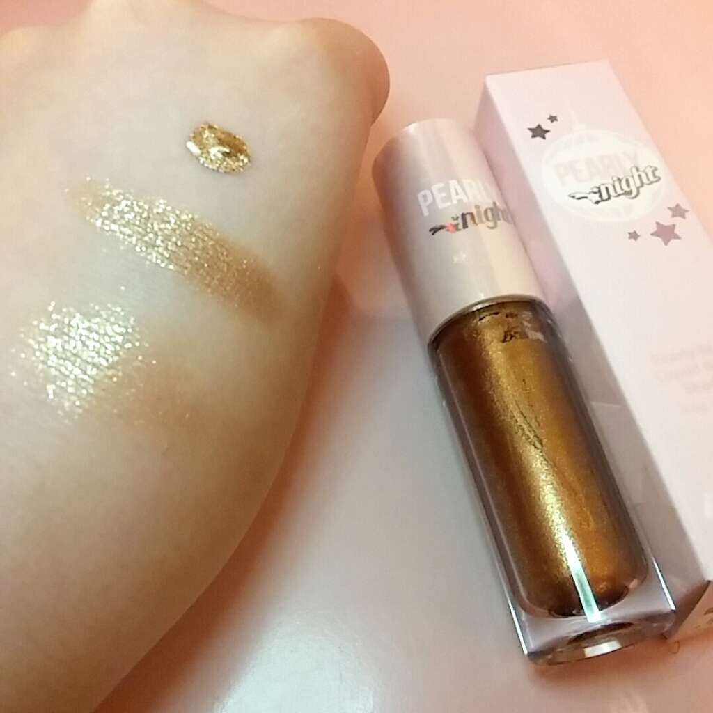 シュガー トゥインクル リキッド シャドウ/PERIPERA/リキッドアイシャドウを使ったクチコミ(2枚目)