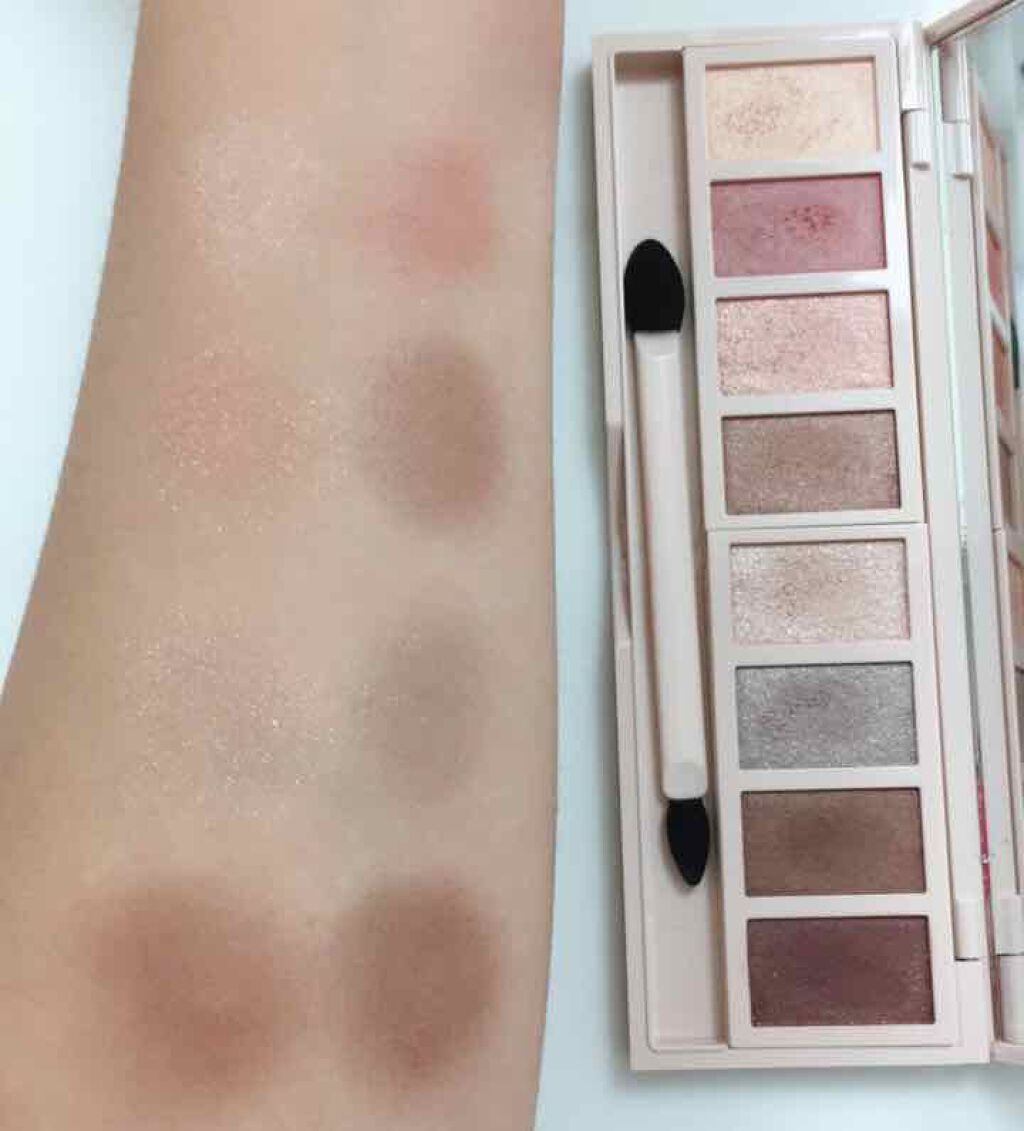 グラマラスヌード アイパレット (クリスマスコフレ 2017)/Visée/メイクアップキットを使ったクチコミ(2枚目)