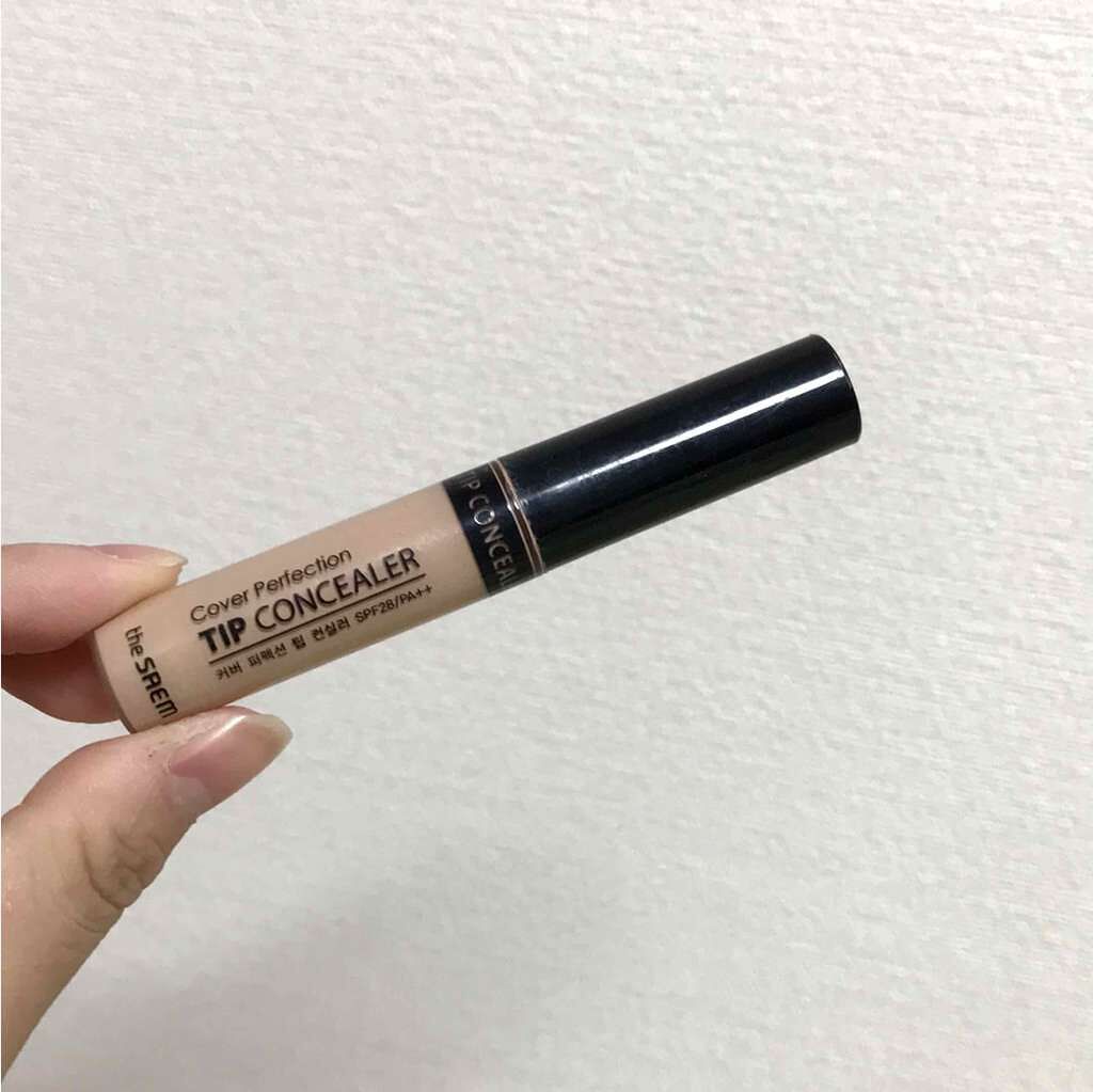 カバーパーフェクション チップコンシーラー/the SAEM/リキッドコンシーラーを使ったクチコミ(1枚目)