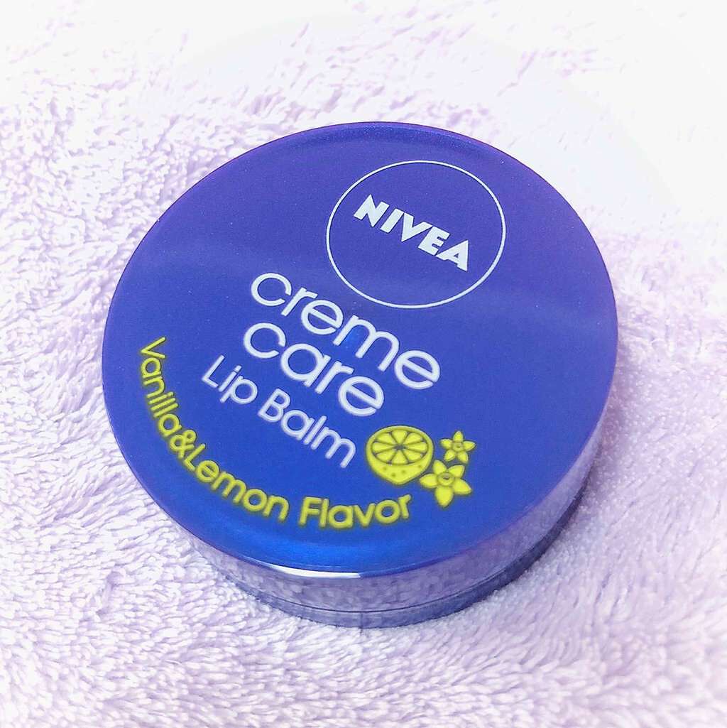 ニベア クリームケア リップバーム バニラ&レモンの香り/ニベア/リップケアを使ったクチコミ(1枚目)