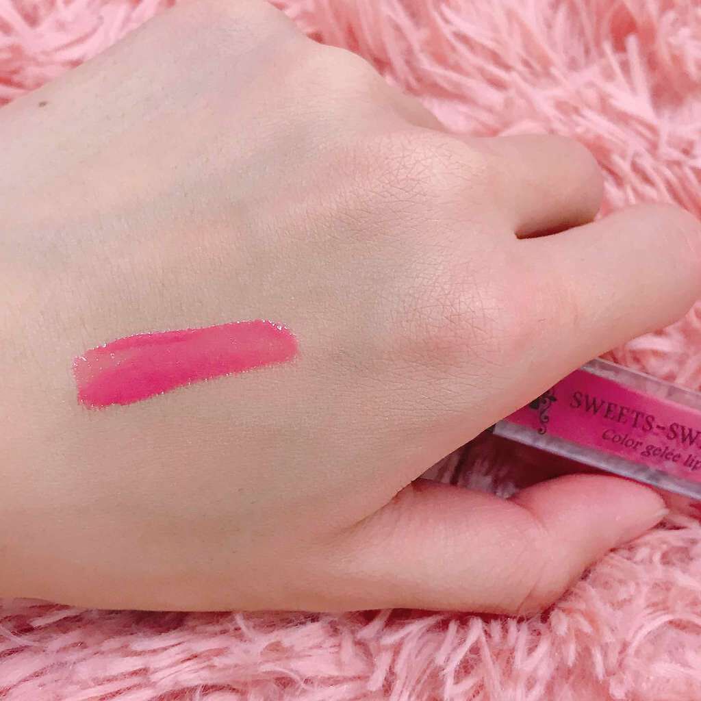 カラージュレリップ/スウィーツ スウィーツ/リップグロスを使ったクチコミ（3枚目）