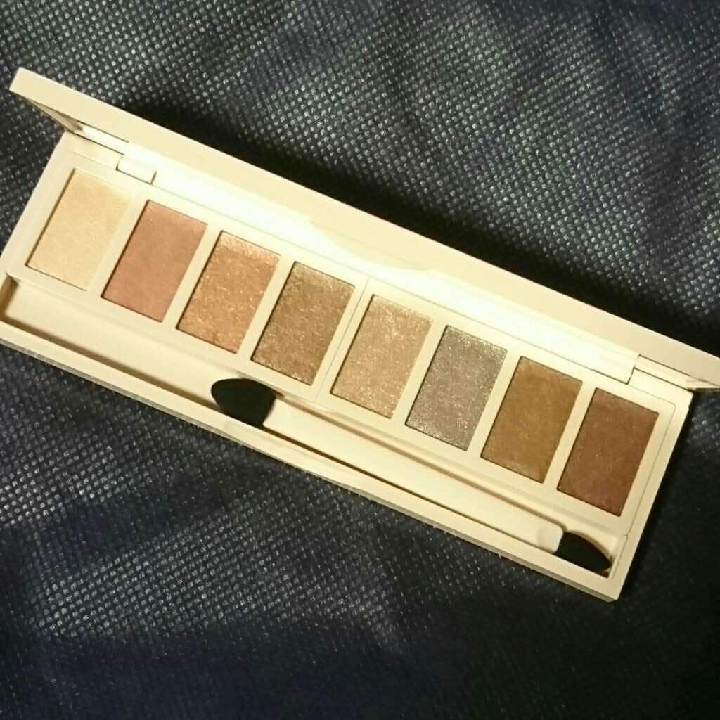 グラマラスヌード アイパレット (クリスマスコフレ 2017)/Visée/メイクアップキットを使ったクチコミ(4枚目)