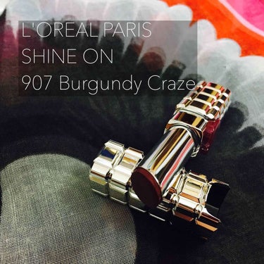 L'OREAL PARIS
SHINE ON
907 Burgundy Craze
￥2,000 +tax

┈┈┈┈┈┈┈ ❁ ❁ ❁ ┈┈┈┈┈┈┈┈

本日の購入品 💄💋

L'OREAL PAR