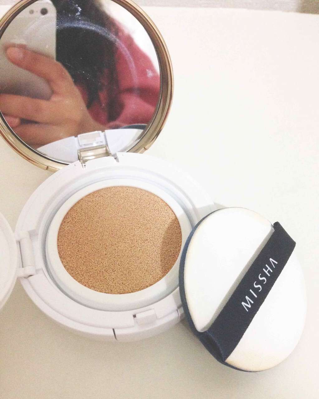 M クッション ファンデーション(モイスチャー)/MISSHA/クッションファンデーションを使ったクチコミ(1枚目)