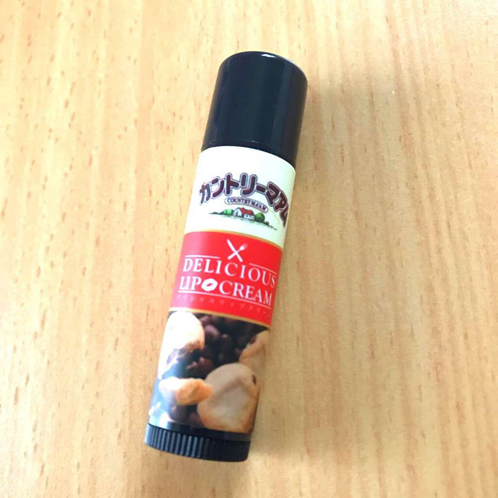 デリシャスリップクリーム カントリーマアムの香り/デリシャスリップクリーム/リップクリームを使ったクチコミ(1枚目)
