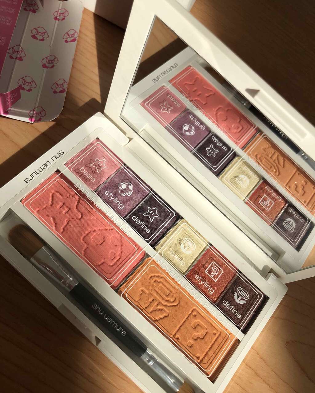 ピーチ'S アイ ＆ チーク パレット/shu uemura/メイクアップキットを使ったクチコミ（1枚目）