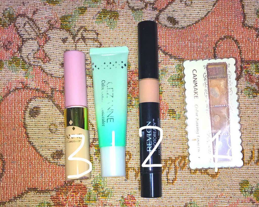 カラーミキシングコンシーラー/キャンメイク/パレットコンシーラーを使ったクチコミ(1枚目)