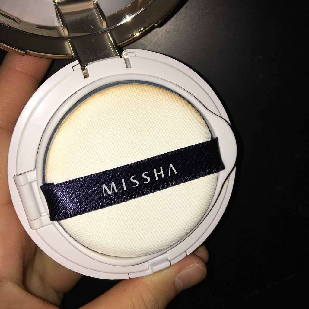 M クッション ファンデーション(モイスチャー)/MISSHA/クッションファンデーションを使ったクチコミ(2枚目)
