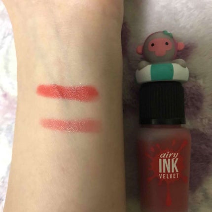 インク エアリー ベルベット/PERIPERA/口紅を使ったクチコミ(2枚目)
