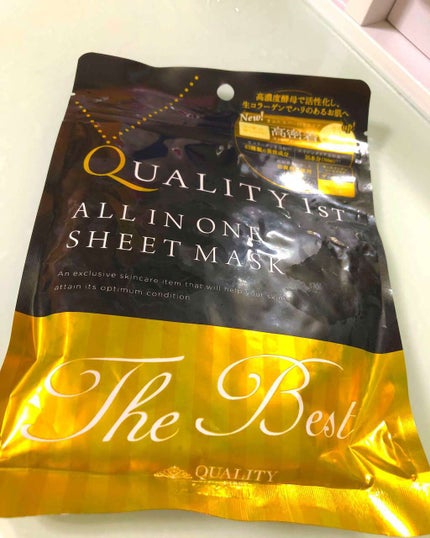 オールインワンシートマスク ザ・ベストEX/クオリティファースト/シートマスク・パックを使ったクチコミ(1枚目)