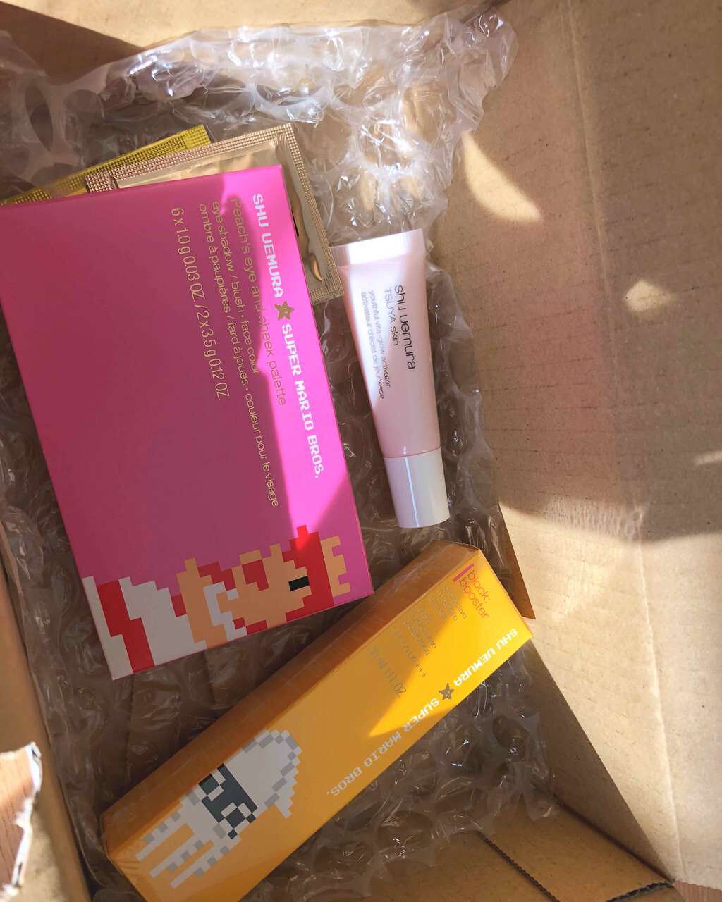 ピーチ'S アイ ＆ チーク パレット/shu uemura/メイクアップキットを使ったクチコミ（3枚目）