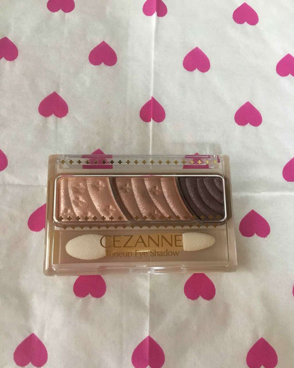 トーンアップアイシャドウ/CEZANNE/アイシャドウパレットを使ったクチコミ(1枚目)