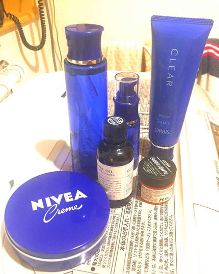 MARKS&WEB ハーバルオイル ラベンダー/ホホバのクチコミ「洗濯機の上で申し訳ないです🙇🙇
コスメではないですが。。
Niveaはお風呂上がりの膝に塗.....」(1枚目)