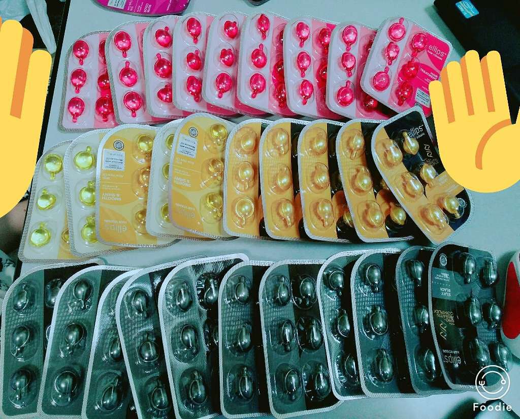 ヘアーオイル【トリートメント】/ellips/ヘアオイルを使ったクチコミ（1枚目）