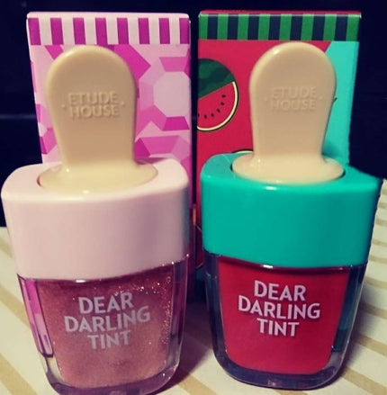 ディアダーリン ウォータージェルティント (アイスティント)/ETUDE/口紅を使ったクチコミ(1枚目)