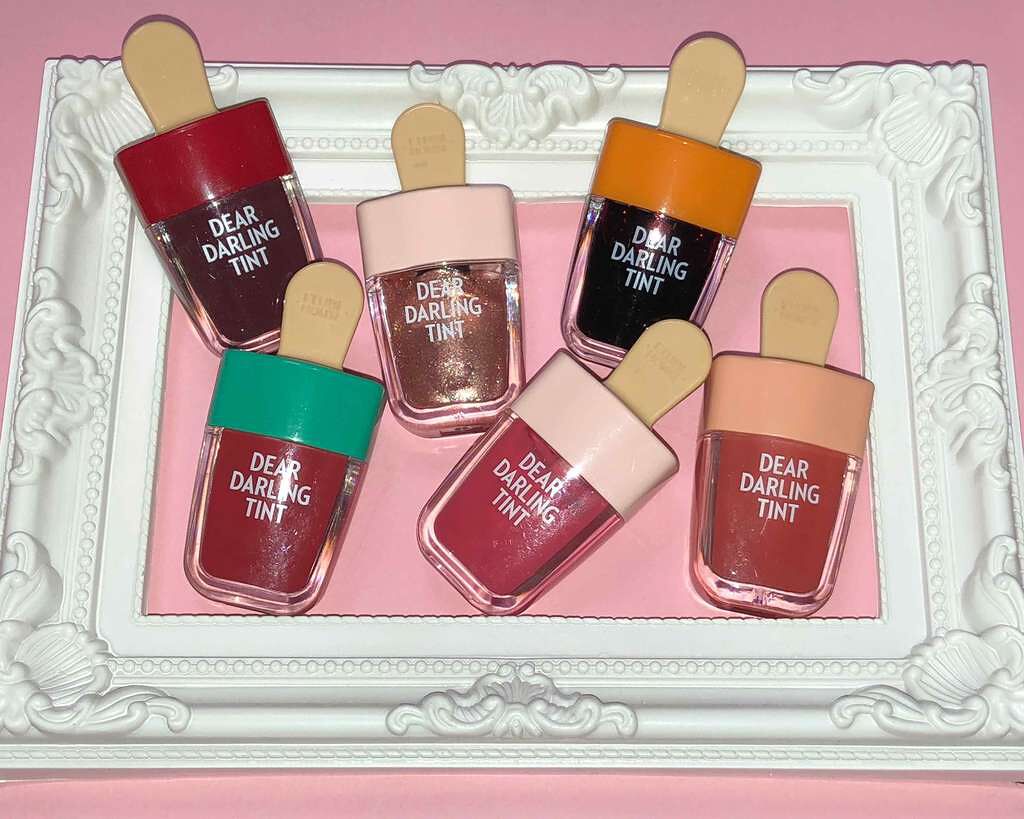 ディアダーリン ウォータージェルティント (アイスティント)/ETUDE/口紅を使ったクチコミ(2枚目)