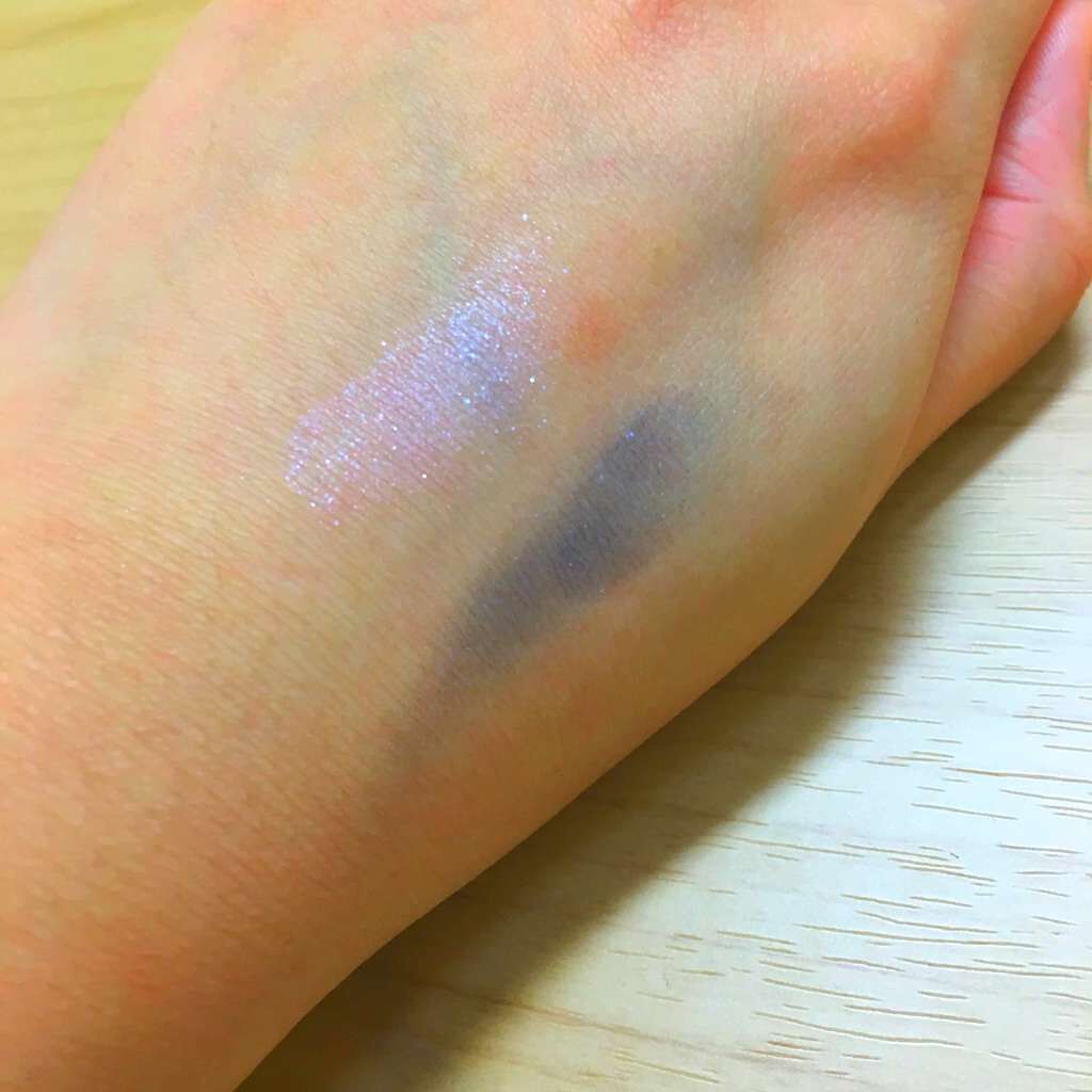 ツーカラー アイシャドウ ラメシリーズ/CEZANNE/アイシャドウパレットを使ったクチコミ(3枚目)