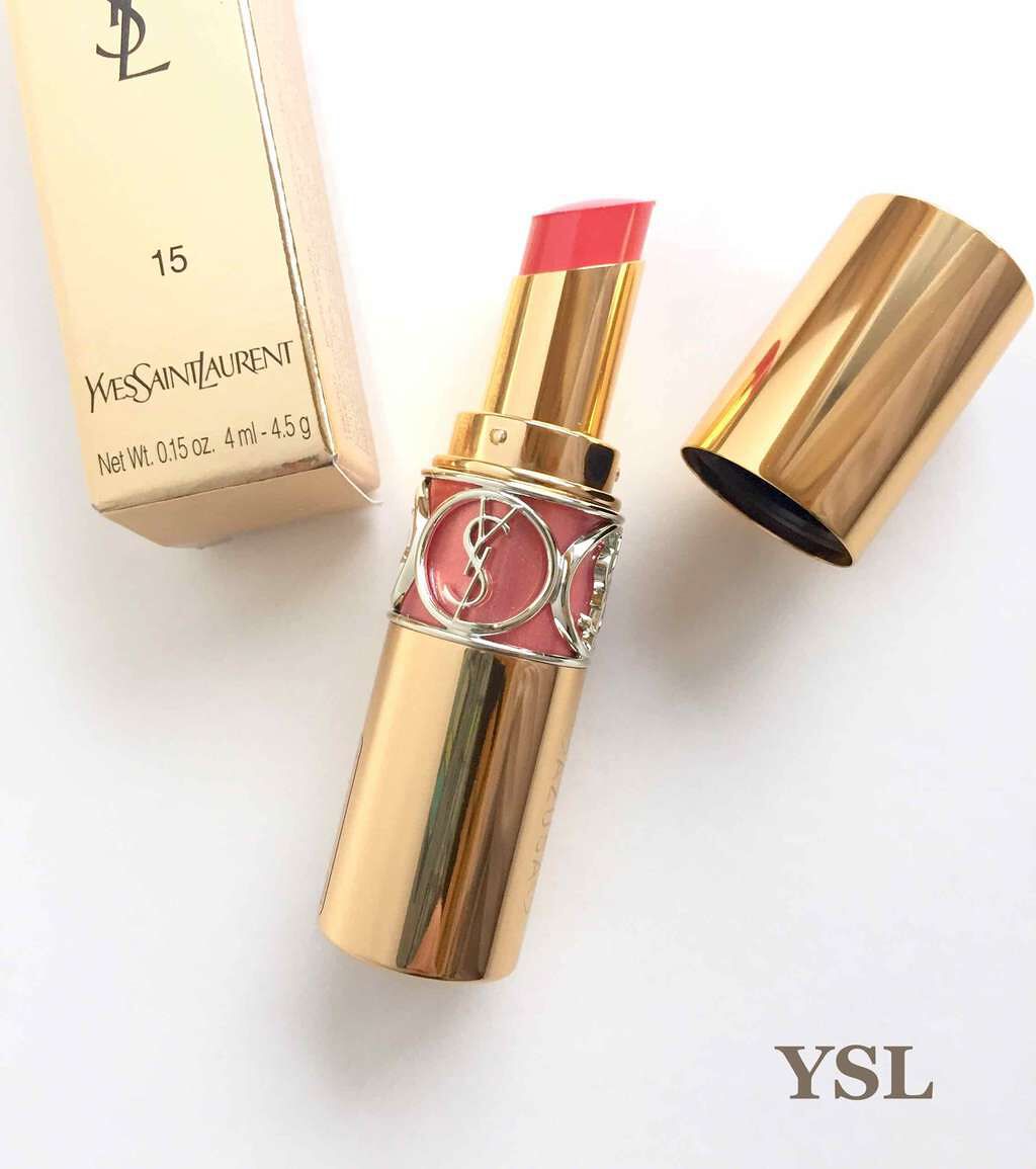ルージュ ヴォリュプテ シャイン/YVES SAINT LAURENT BEAUTE/口紅を使ったクチコミ(1枚目)