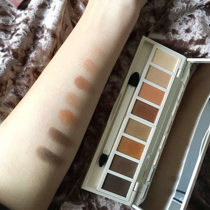 グラマラスヌード アイパレット (クリスマスコフレ 2017)/Visée/メイクアップキットを使ったクチコミ(4枚目)