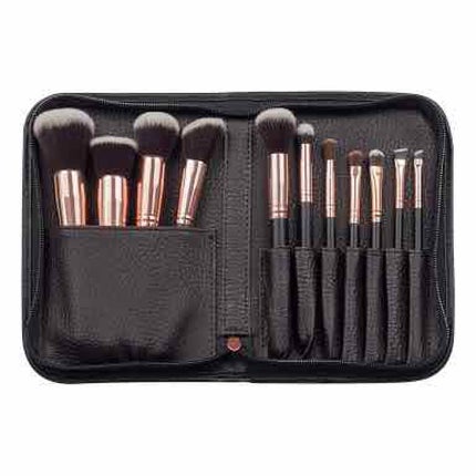 貴族のゴールド メイクブラシ11本セット 化粧ポーチ付き/SIXPLUS/メイクブラシを使ったクチコミ(1枚目)