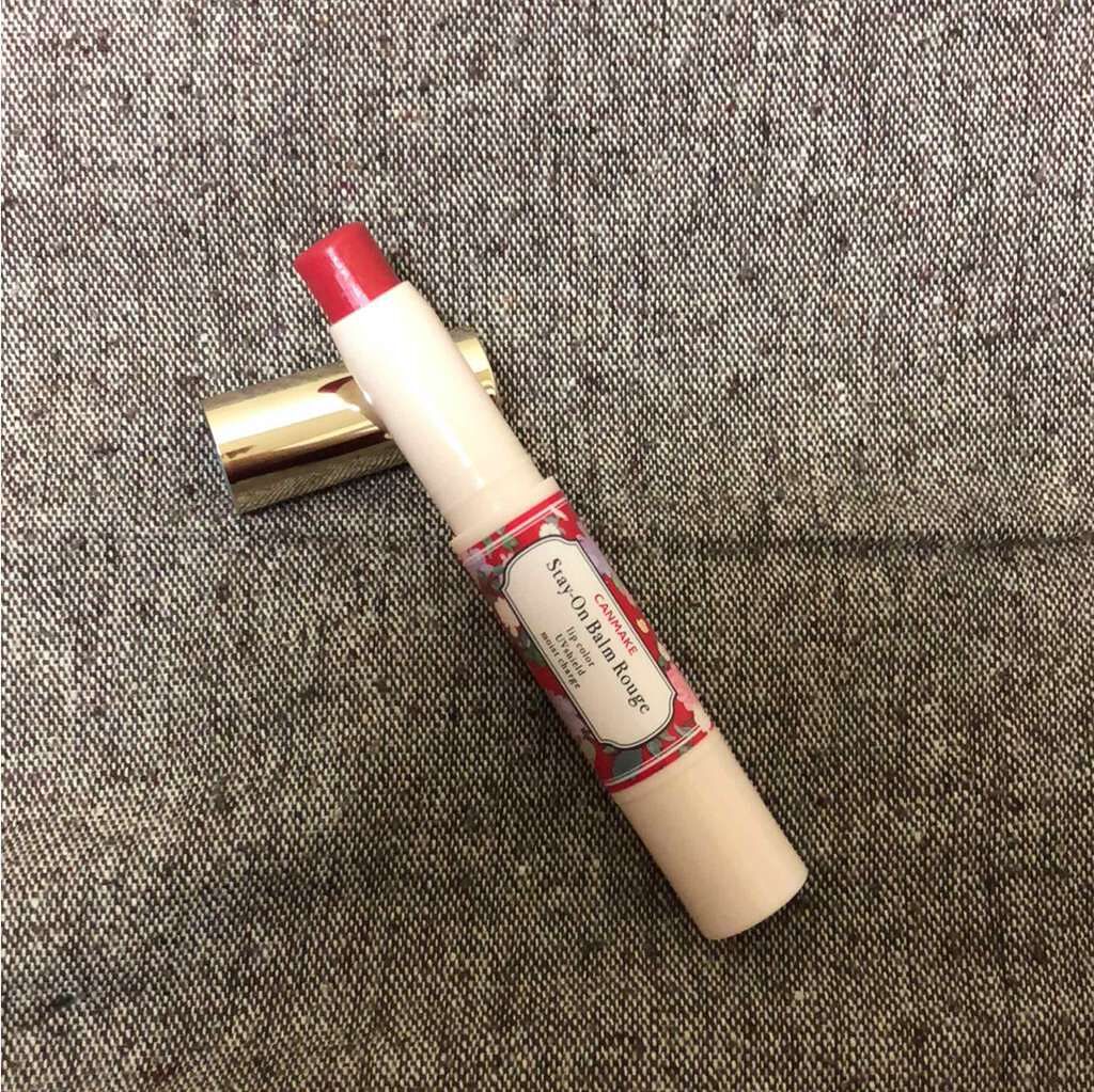 ステイオンバームルージュ/キャンメイク/口紅を使ったクチコミ(2枚目)