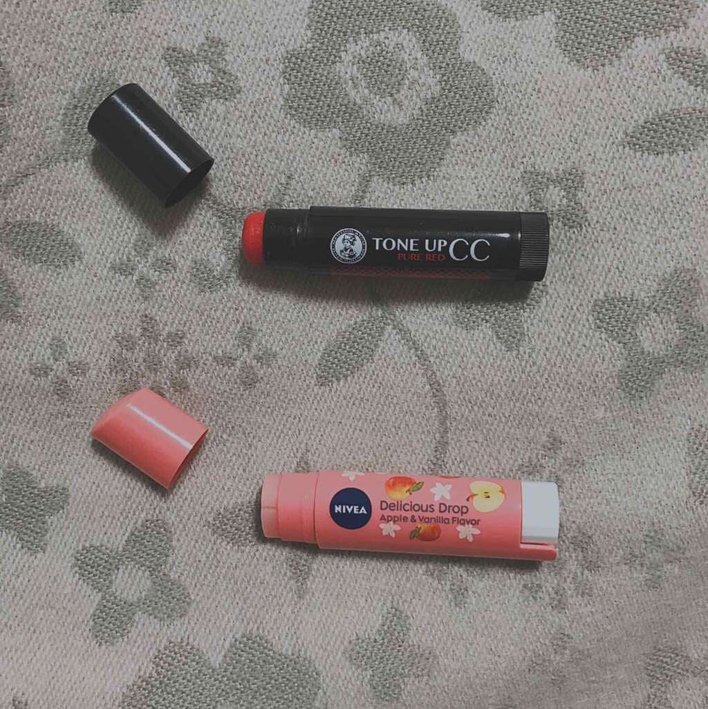 ニベア フレーバーリップ デリシャスドロップ ピーチの香り/ニベア/リップクリームを使ったクチコミ(1枚目)