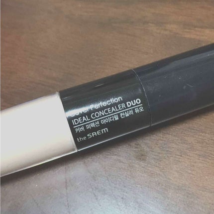 カバーパーフェクション アイディールコンシーラー デュオ/the SAEM/スティックコンシーラーを使ったクチコミ(1枚目)