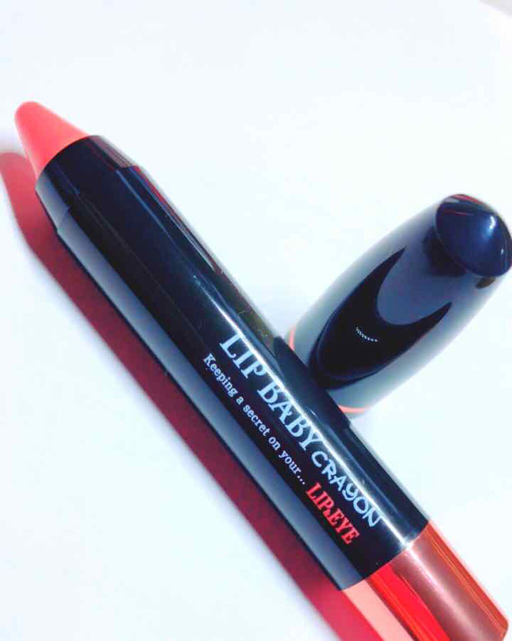 リップベビークレヨン リップ&アイ/メンソレータム/口紅を使ったクチコミ(2枚目)