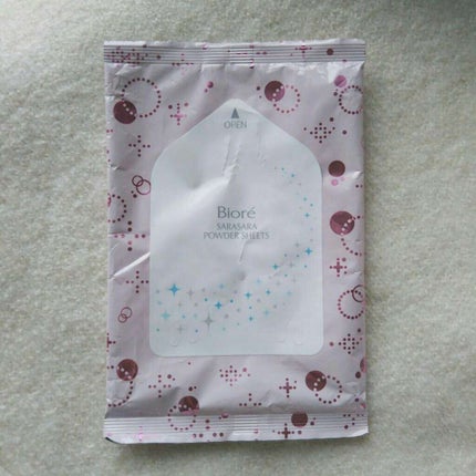 さらさらパウダーシート せっけんの香り (旧)/ビオレ/ボディシートを使ったクチコミ(1枚目)