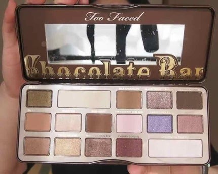 チョコレート バー アイシャドウ パレット/Too Faced/アイシャドウパレットを使ったクチコミ(2枚目)